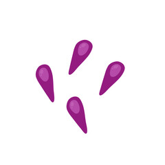 Bacteria Clostridium botulinum. Cartoon bacteria, biological microorganism. Microorganism flat vector illustration.