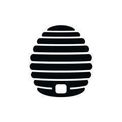 Honey Bee Vector Icon Design Illustration