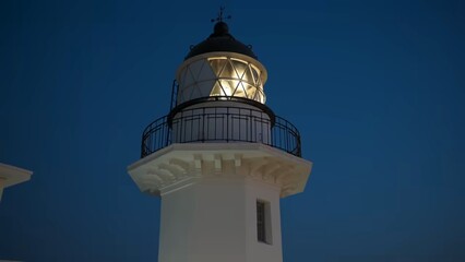 lighthouse at night Minaret of a mosque in China