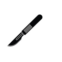 vector illustration of a knife