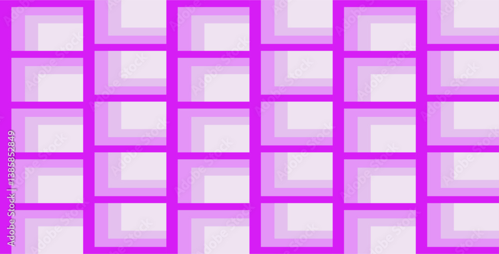 Aufkleber geometric plane composition in the form of a rectangle with magenta and violet color tones as inspir
