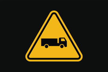 Warning Signs Frequently Traveled by Heavy Vehicles
