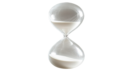 Hourglass with a futuristic design