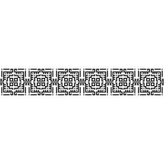 A seamless tribal-inspired geometric pattern with black and white horizontal symmetry, perfect for stylish prints, decorative art, and digital backgrounds.