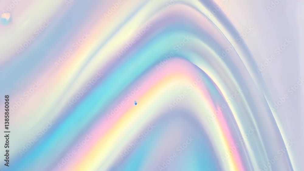 Poster iridescent abstract background with holographic texture and gradient color pattern