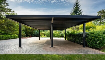 solar panels on the roof