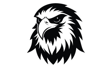 Eagle head isolated  silhouette