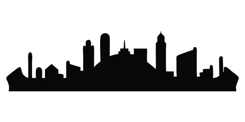 Fototapeta premium vector illustration of city skyline