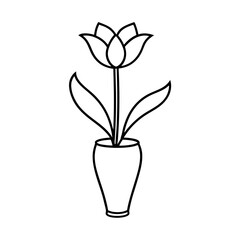 vector illustration of a flower