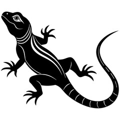 Printable lizard vector design – cartoon, clipart, and line art for instant download.