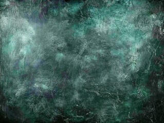 Textured dark green background with abstract paint strokes and subtle light creating a moody and artistic backdrop perfect for creative projects