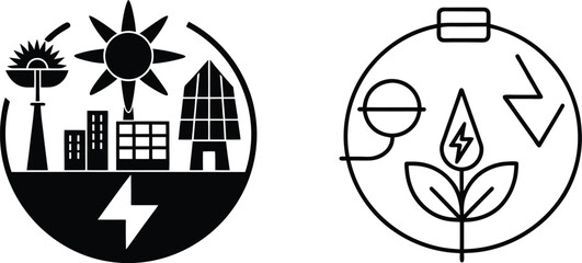 Renewable Energy Sources Solar, Wind, Biomass, and City Power