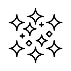 Sparkling stars and plus signs vector illustration for graphic design and creative projects celebration theme