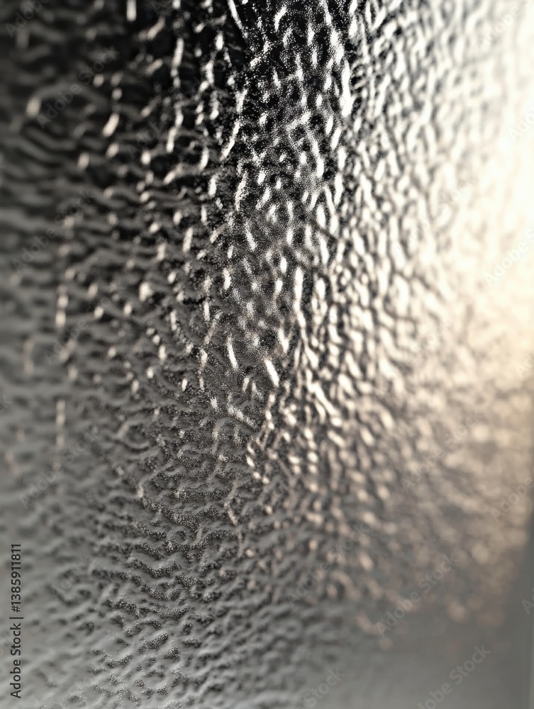 Poster abstract metallic surface texture with rugged pattern and subtle light reflection for industrial des