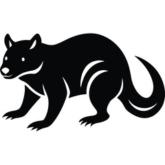 Adobe Illustrator ArtworkAustralian animals silhouette set