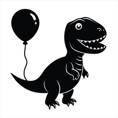 dinosaur silhouette vector style