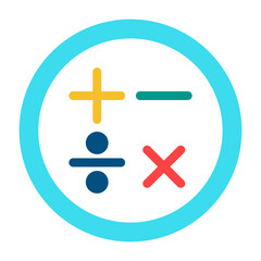 Obraz premium Math Icon