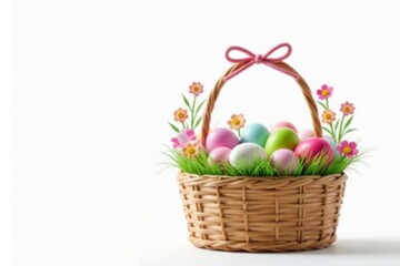 easter bunny with eggs