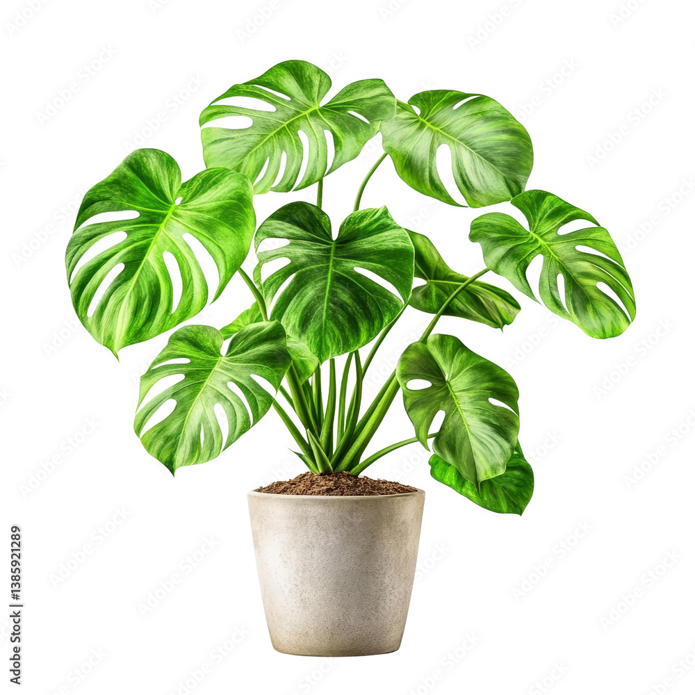 Aufkleber a fascinating monster plant featuring unique features and vibrant colors, creating an eye-catching n