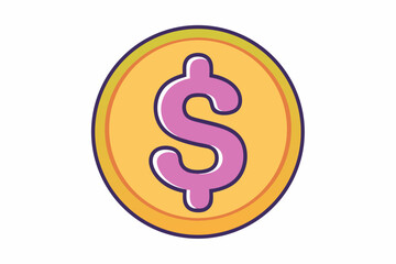 dollar symbol on green background