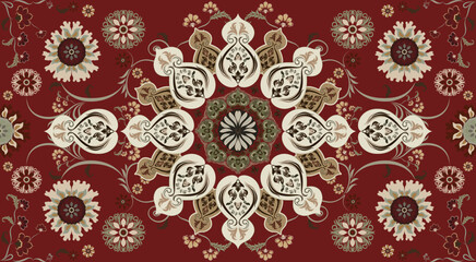Motifs African boho paisley Floral Ikat pattern embroidery border. Ethnic ikat floral Ethnic Indian Pattern Ikat pattern Ethnic Pattern.Border indian floral Aztec embroidery border seamless patterns.