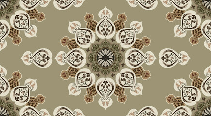 Motifs African boho paisley Floral Ikat pattern embroidery border. Ethnic ikat floral Ethnic Indian Pattern Ikat pattern Ethnic Pattern.Border indian floral Aztec embroidery border seamless patterns.