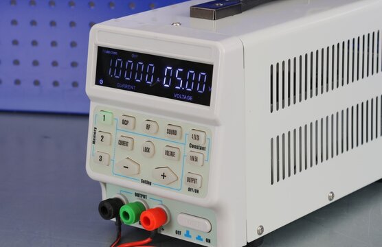Laboratory power supply for adjustable stable voltage. 
