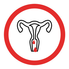 No Menstruation Symbol