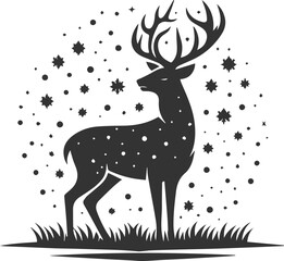 Deer animal vector
