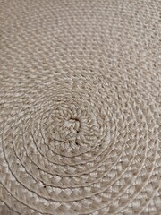 Fototapeta premium Braided sand colored texture