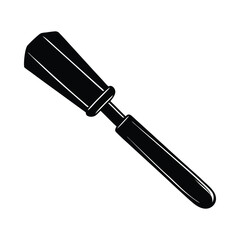 vector illustration of a chisel