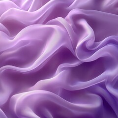 Obraz premium Ethereal purple fabric with flowing waves creating a soft and dreamy texture for backgrounds and design projects capturing a sense of luxury and elegance
