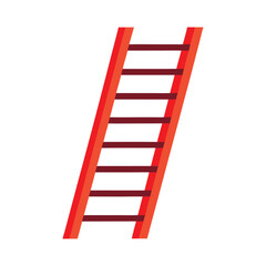  ladder on white background