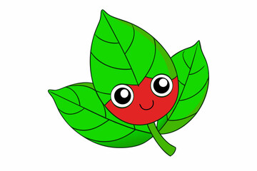green leaf cartoon