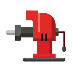   vise grip on white background