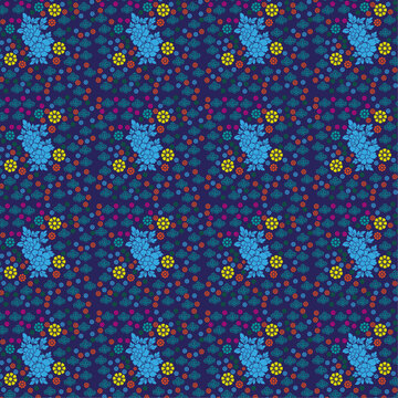 Ethnic Pattern with Cultural Elements