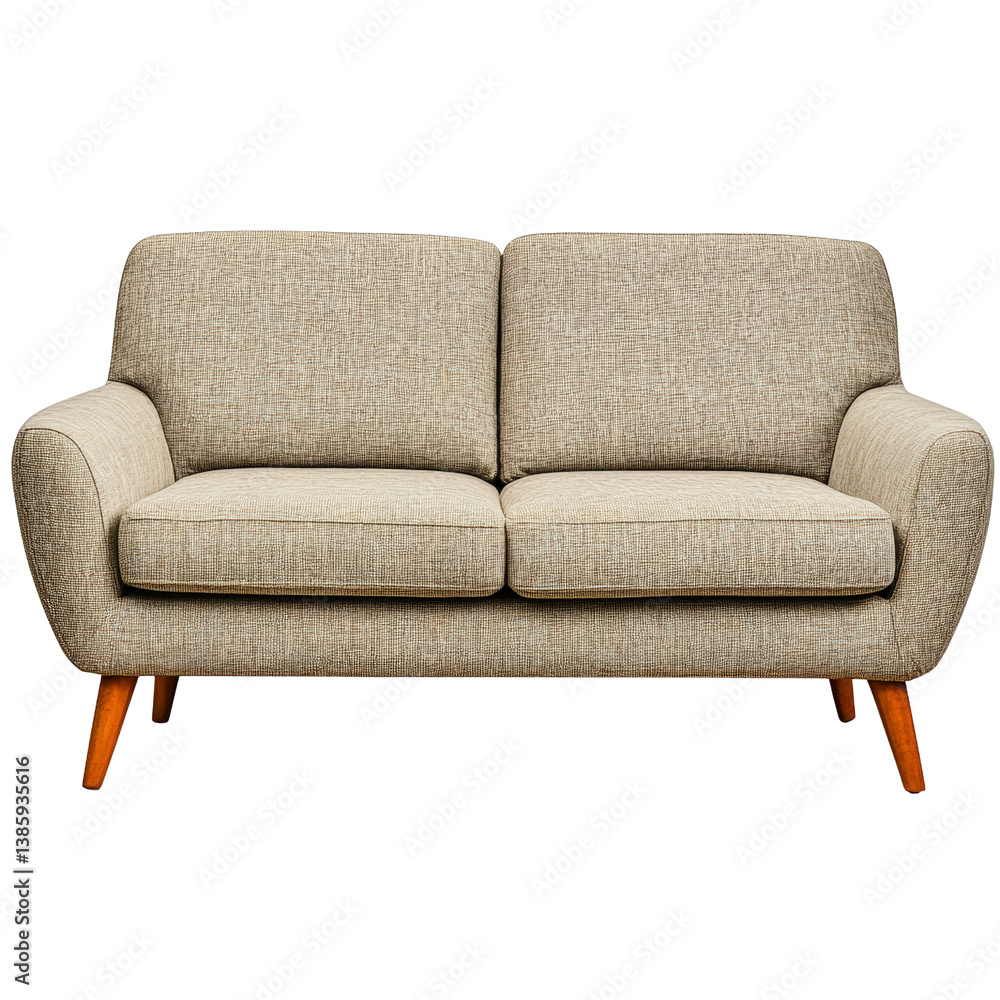 Poster a comfortable couch set against a black background creating a modern and stylish atmosphere for livi