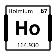 Holmium Bold Black Icon