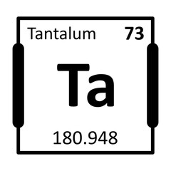 Tantalum Bold Black Icon