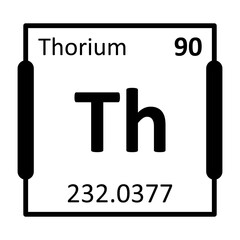 Thorium Bold Black Icon © Iconwala