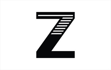 Fototapeta premium Elegant Letter Z logo Vector Template Initial Letter Z Logo Design. Creative And Modern Z logo