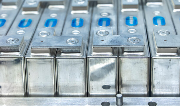 Electric vehicle lithium NMC battery for EV car energy storage. Lithium-ion cell pack or High voltage electric vehicle batteries.