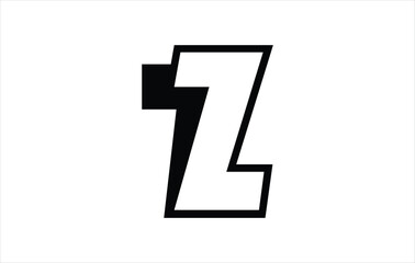 Fototapeta premium Elegant Letter Z logo Vector Template Initial Letter Z Logo Design. Creative And Modern Z logo