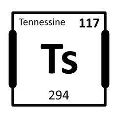 Tennessine Bold Black Icon