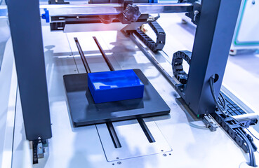 automatic machine measuring the voltage of Smart Battery pack for renewable green energy industry