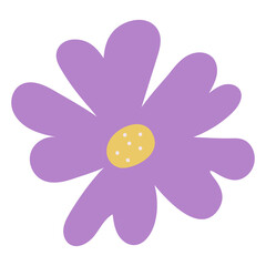 Handdrawn Abstract Flower