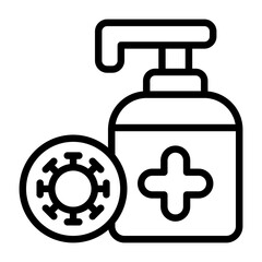Antiseptic Outline Icon