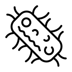 Bacterium Outline Icon