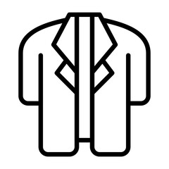 Doctor Coat Outline Icon