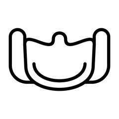 Face Mask Outline Icon